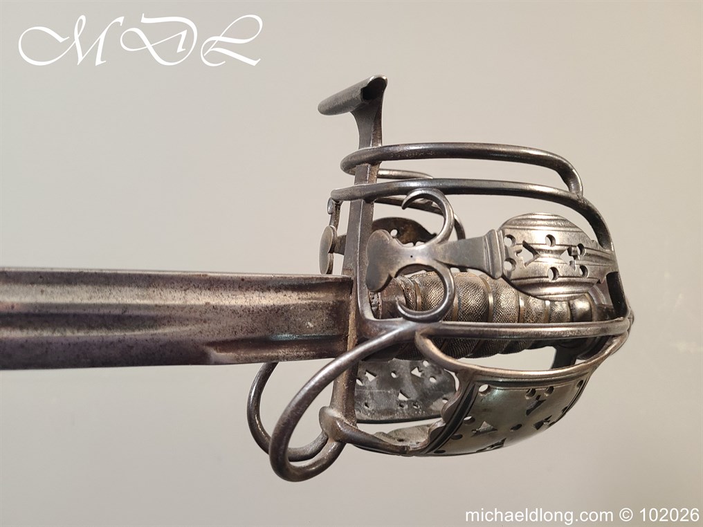 Scottish c 1780 Back Sword - Image 4