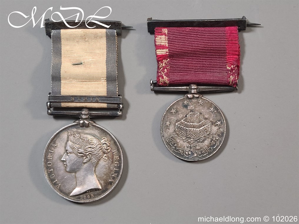 British Naval General Service Medal with Syria Clasp