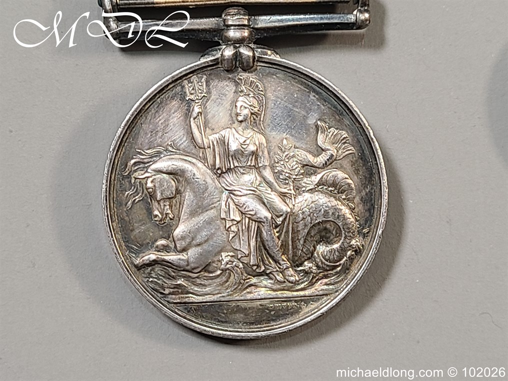 British Naval General Service Medal with Syria Clasp - Image 9
