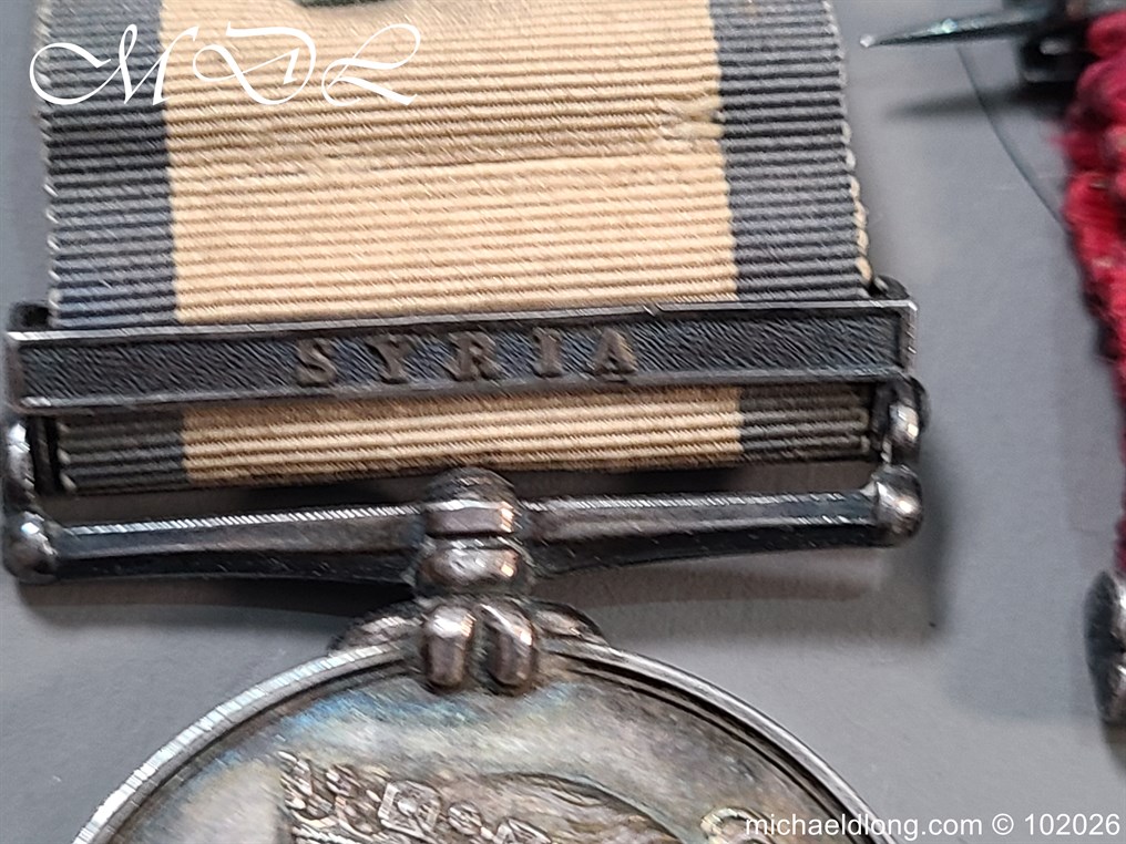 British Naval General Service Medal with Syria Clasp - Image 4
