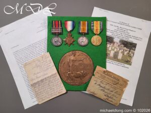 Royal Sussex Regiment WW1 Medal Group