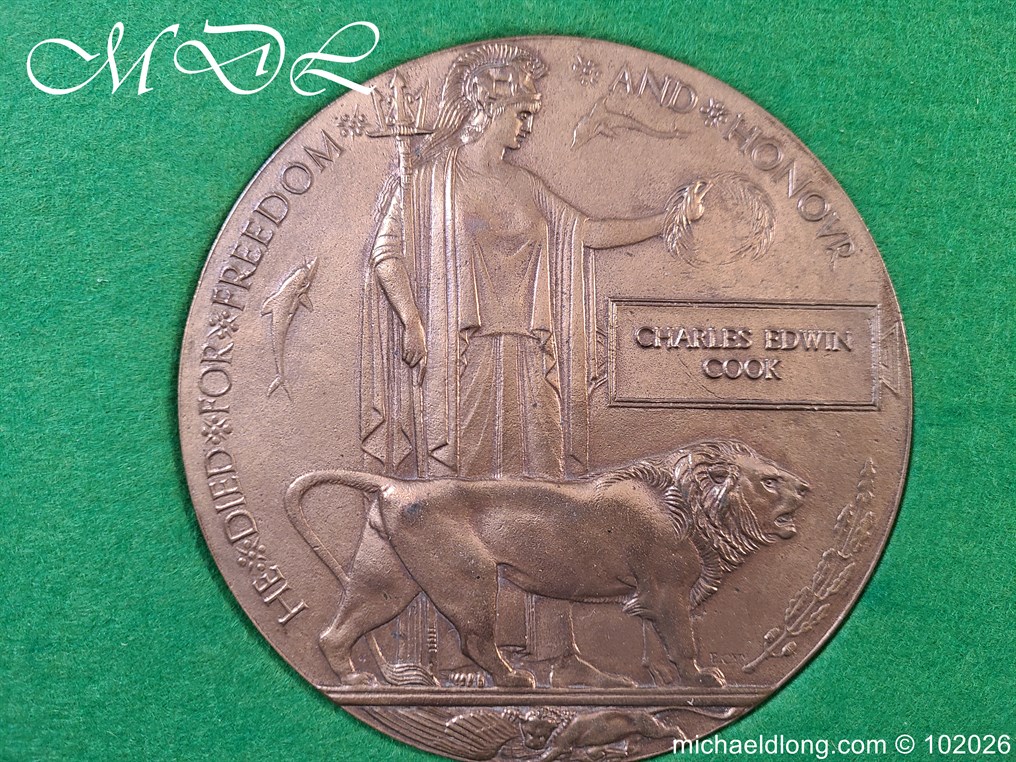 Royal Sussex Regiment WW1 Medal Group - Image 17