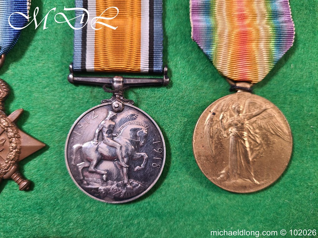 Royal Sussex Regiment WW1 Medal Group - Image 15