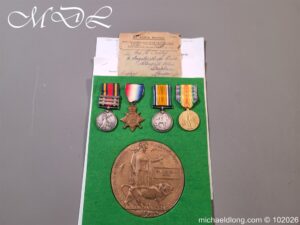 Royal Sussex Regiment WW1 Medal Group