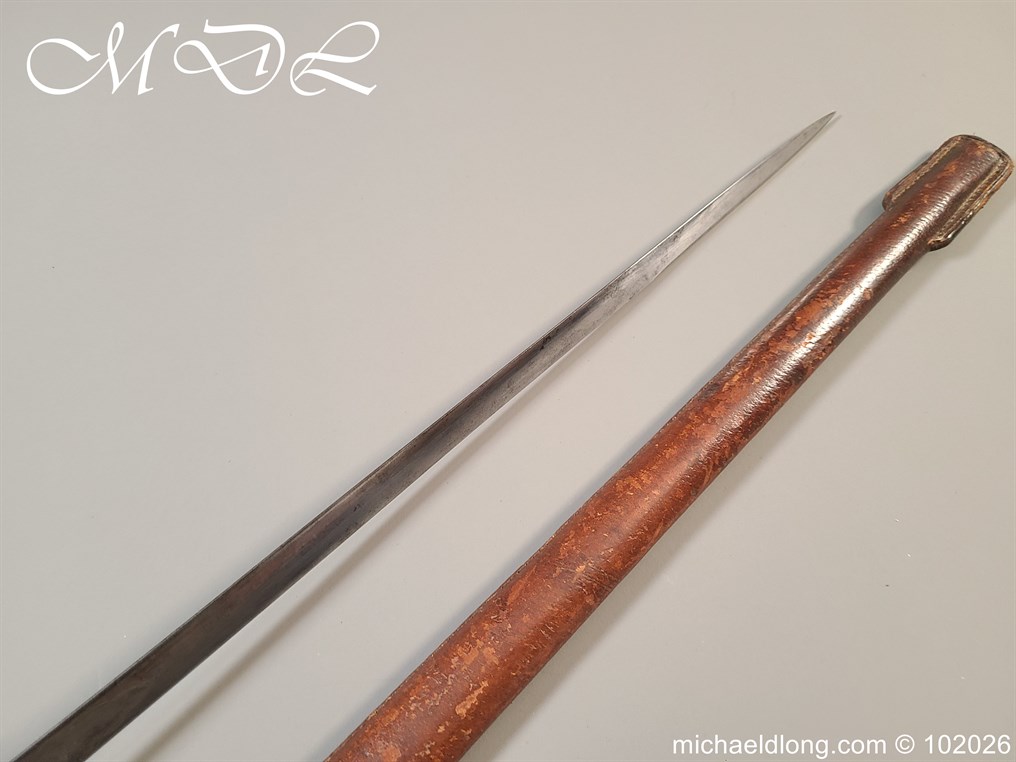 British Hampshire Infantry Officers Sword Memorial Sword - Image 29