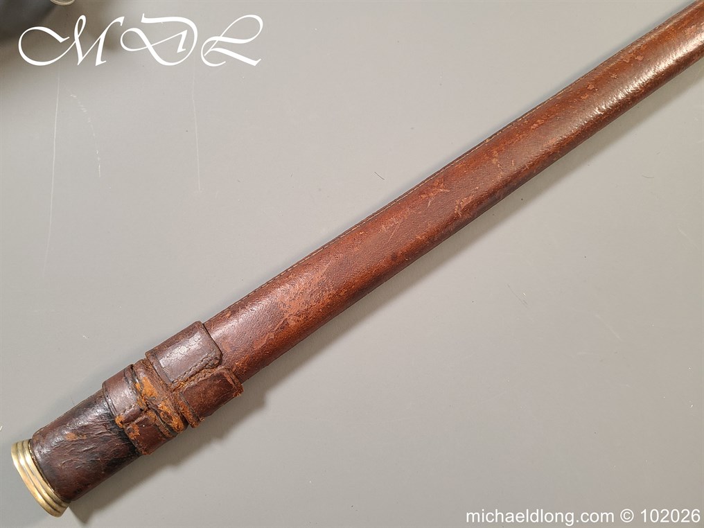 British Hampshire Infantry Officers Sword Memorial Sword - Image 30
