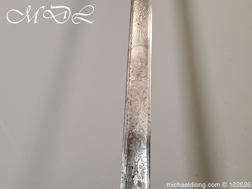 British Hampshire Infantry Officers Sword Memorial Sword - Image 35
