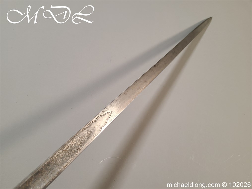 British Hampshire Infantry Officers Sword Memorial Sword - Image 25