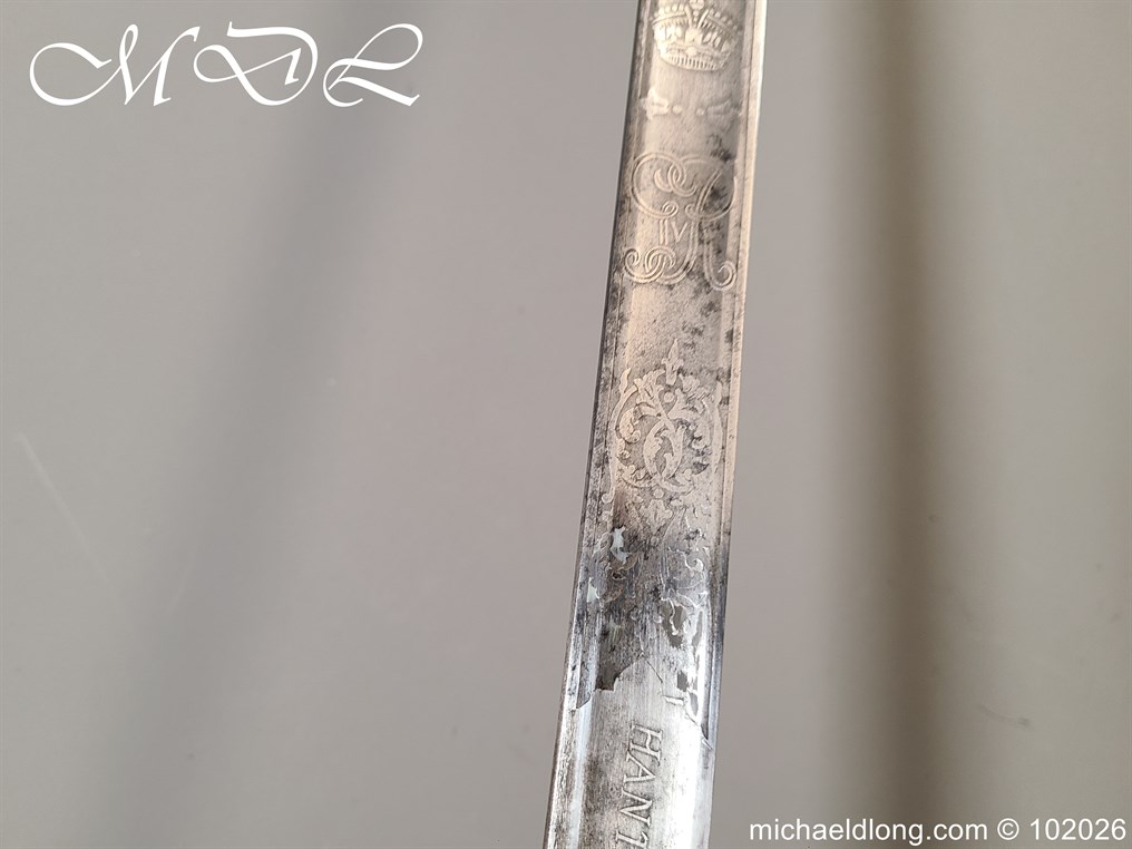 British Hampshire Infantry Officers Sword Memorial Sword - Image 19