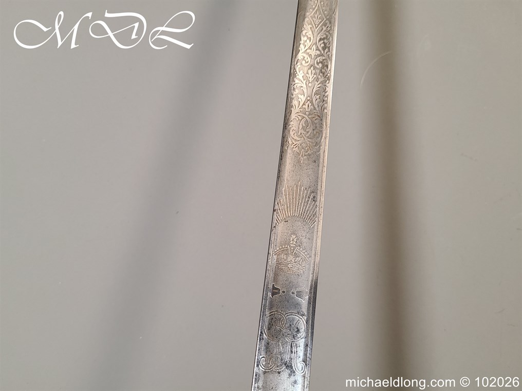 British Hampshire Infantry Officers Sword Memorial Sword - Image 18