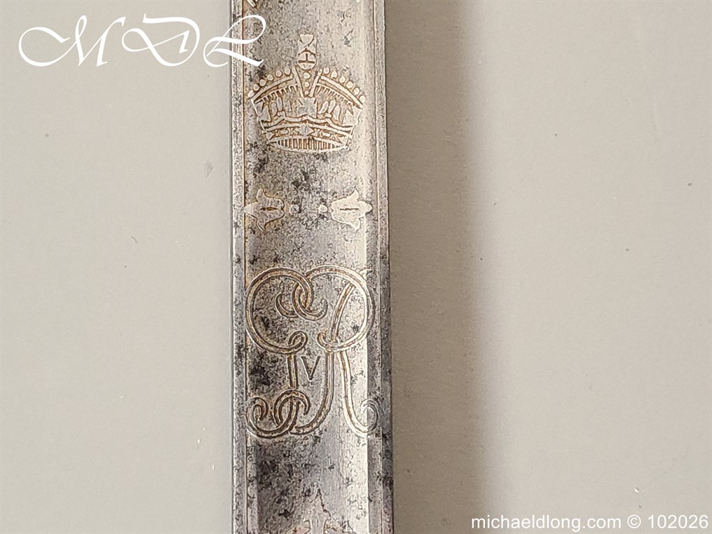 British Hampshire Infantry Officers Sword Memorial Sword - Image 10