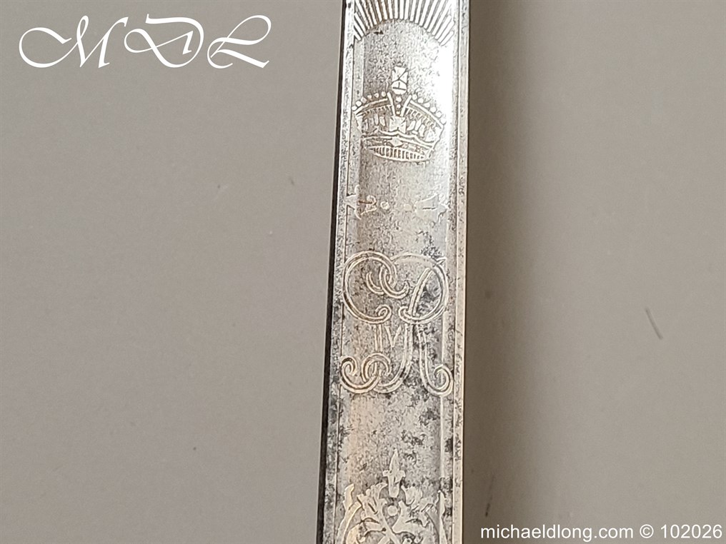 British Hampshire Infantry Officers Sword Memorial Sword - Image 12