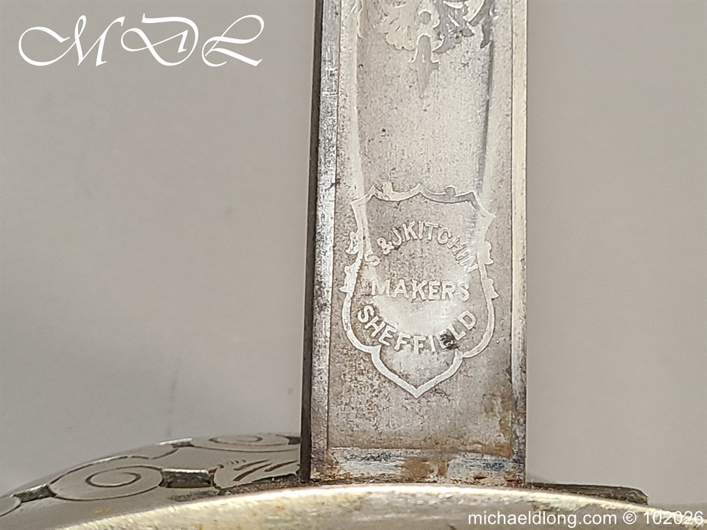British Hampshire Infantry Officers Sword Memorial Sword - Image 13