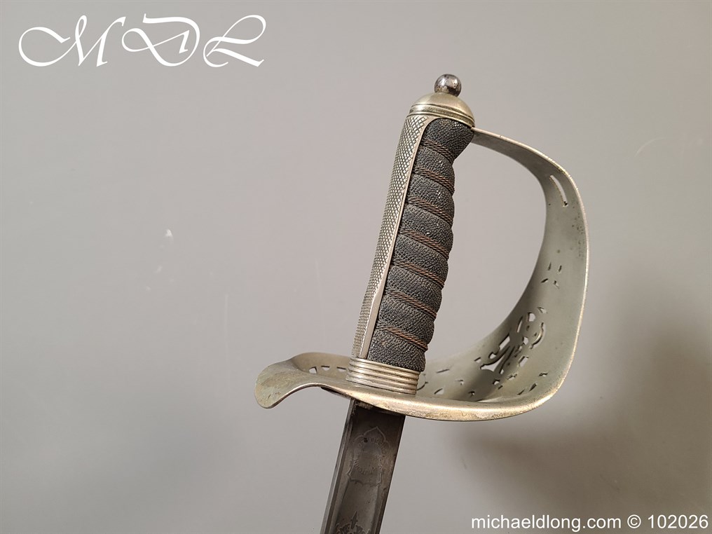 British Hampshire Infantry Officers Sword Memorial Sword - Image 17