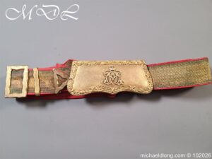 9th Lancers Cross Belt and Pouch