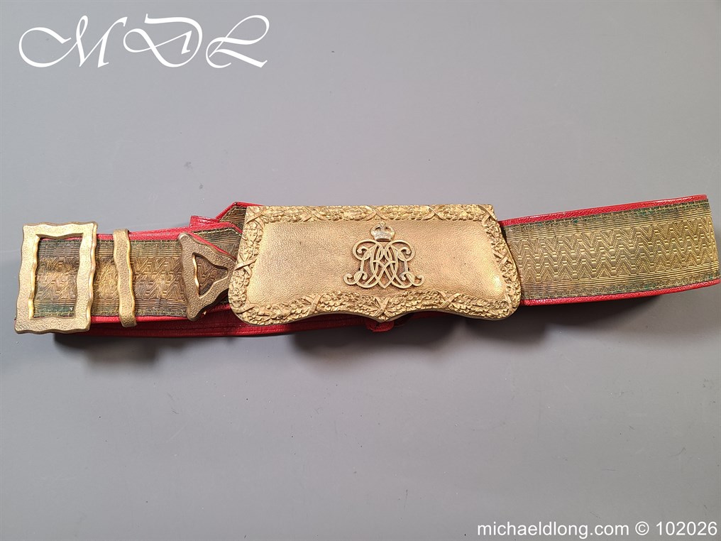 9th Lancers Cross Belt and Pouch