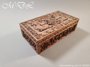 9th Royal Lancers Carved Box