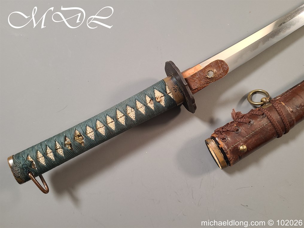 Japanese World War II Military Swords with Civilian Mounts - Image 2