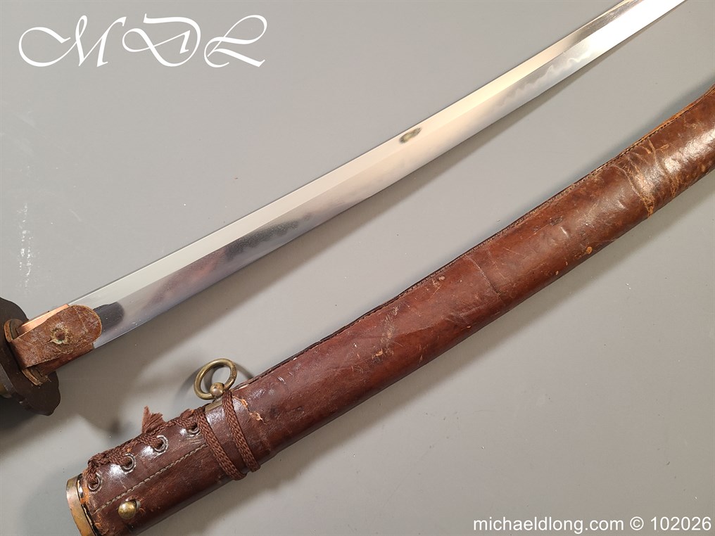 Japanese World War II Military Swords with Civilian Mounts - Image 37