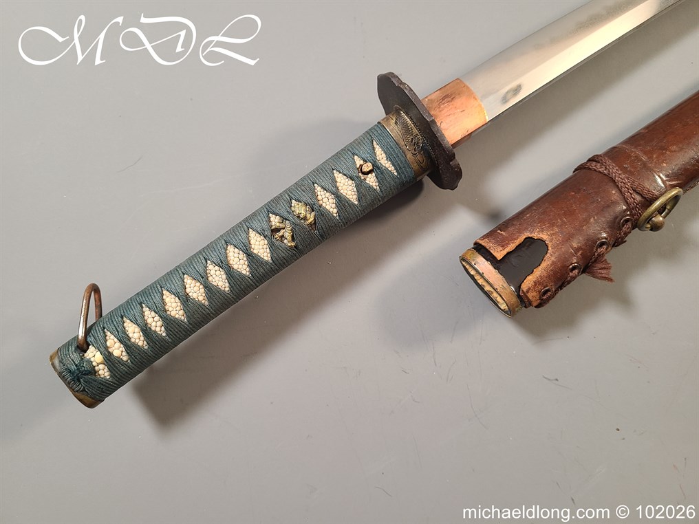 Japanese World War II Military Swords with Civilian Mounts - Image 34