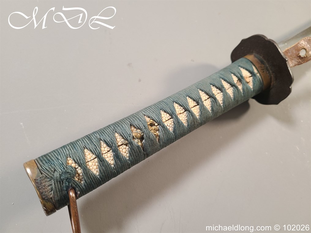 Japanese World War II Military Swords with Civilian Mounts - Image 14