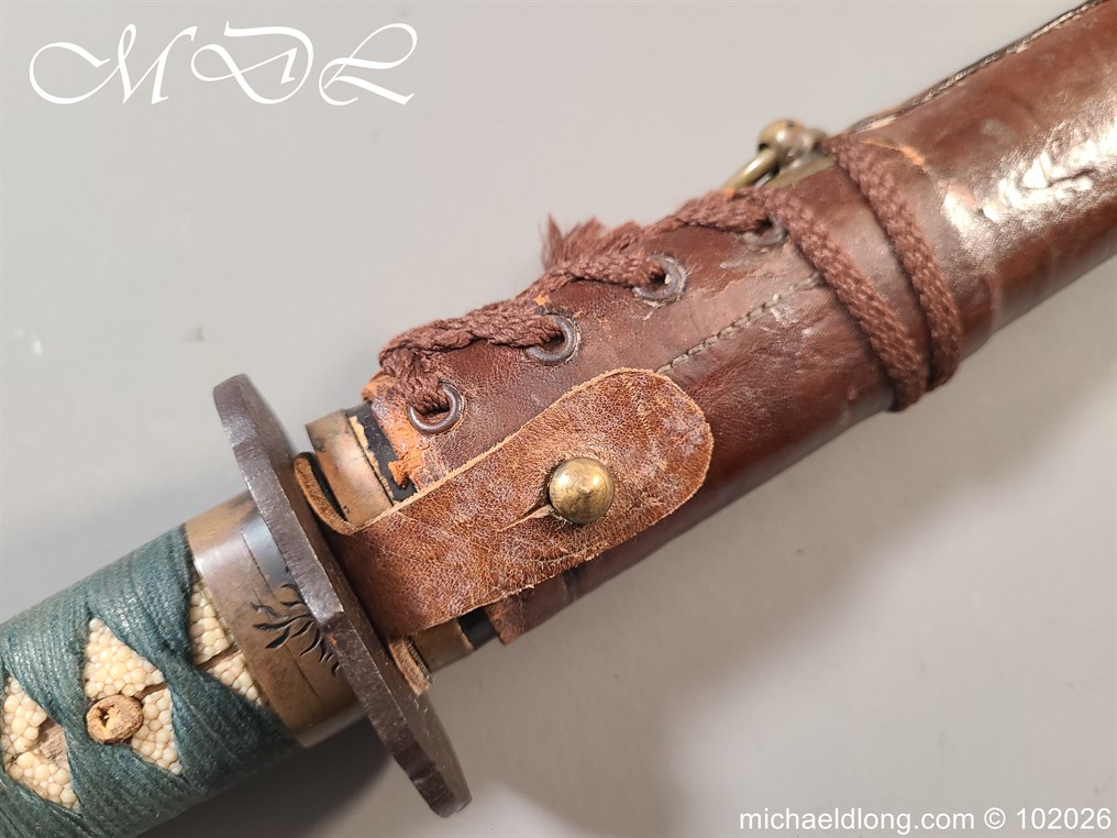 Japanese World War II Military Swords with Civilian Mounts - Image 4