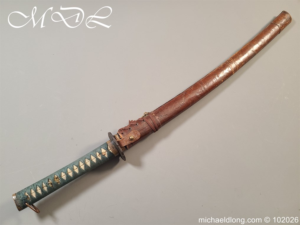 Japanese World War II Military Swords with Civilian Mounts
