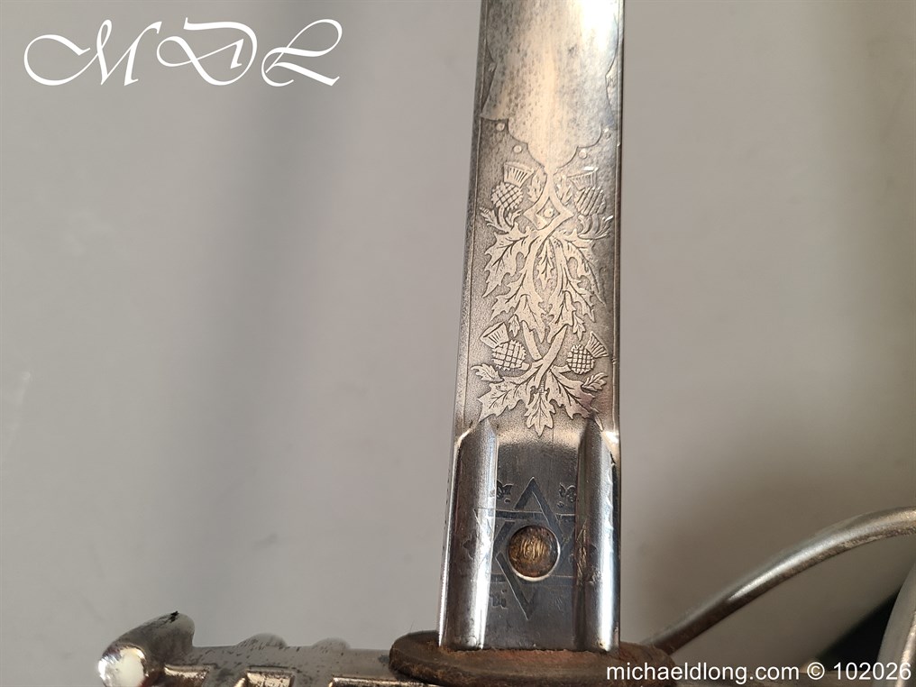 Victorian Seaforth Highlanders Officers Sword by Wilkinson - Image 26