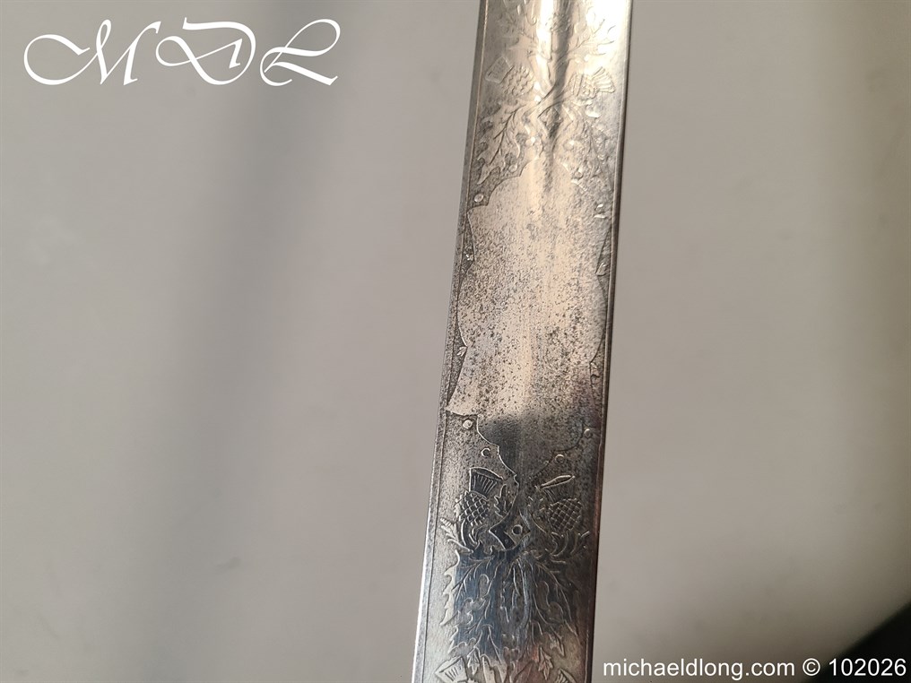 Victorian Seaforth Highlanders Officers Sword by Wilkinson - Image 25