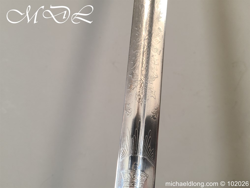 Victorian Seaforth Highlanders Officers Sword by Wilkinson - Image 23