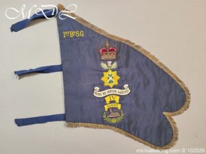 1st Battalion Scots Guards Regimental Pipe Banner