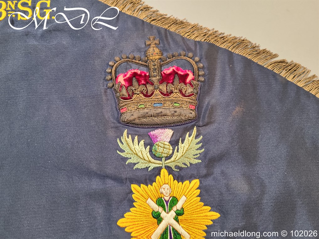 1st Battalion Scots Guards Regimental Pipe Banner - Image 21