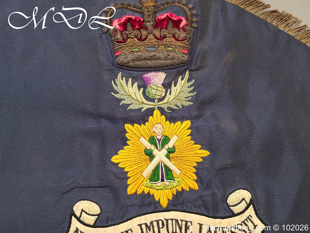 1st Battalion Scots Guards Regimental Pipe Banner - Image 20