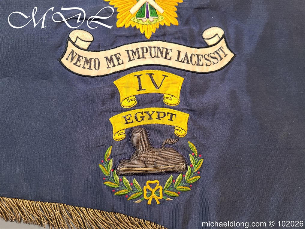 1st Battalion Scots Guards Regimental Pipe Banner - Image 18