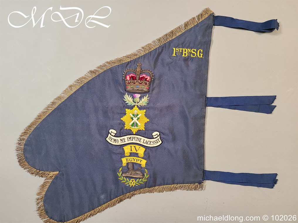 1st Battalion Scots Guards Regimental Pipe Banner - Image 14