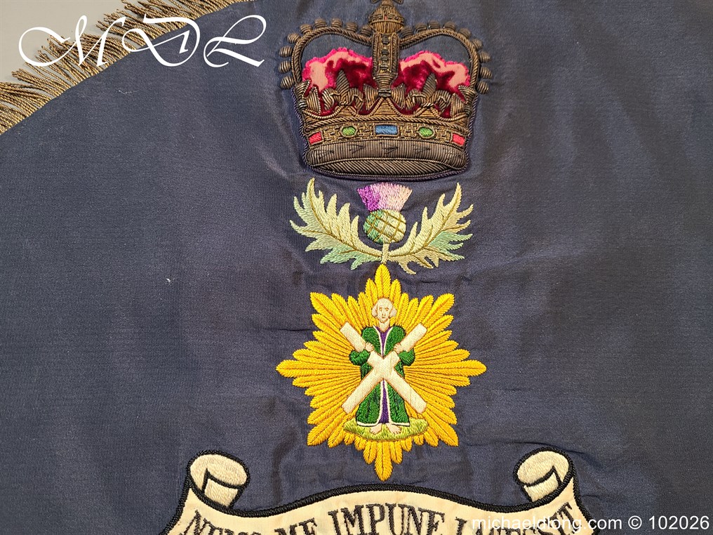 1st Battalion Scots Guards Regimental Pipe Banner - Image 11