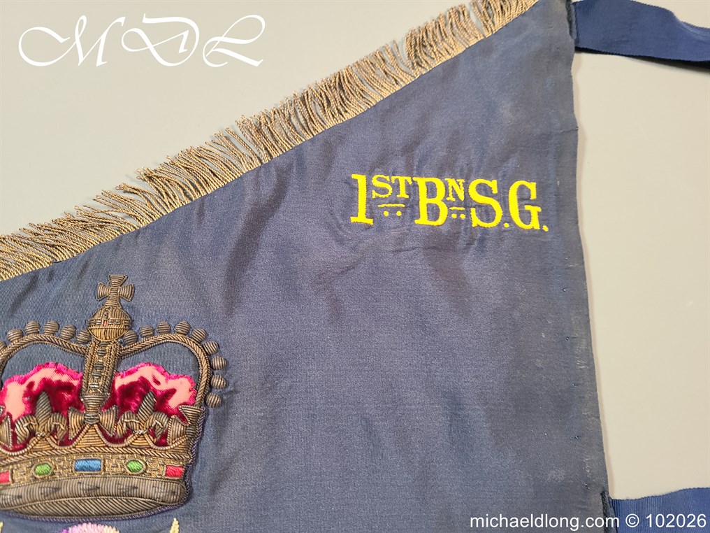 1st Battalion Scots Guards Regimental Pipe Banner - Image 7